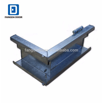 steel door frame with rubber seal